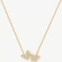 Butterfly Necklace 18ct Gold Plated, thumbnail 5 of 5