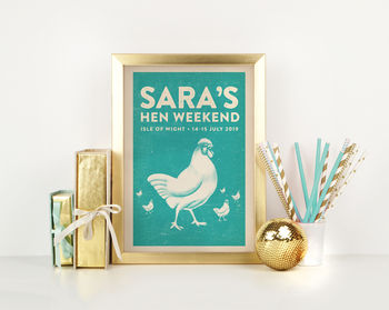 Personalised Hen Party Print, 2 of 5