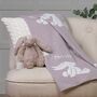Personalised Beige Bashful Blanket And Bunny Baby Set, thumbnail 3 of 7