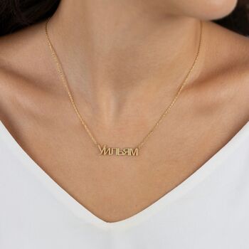 Sterling Silver Russian Name Necklace, 3 of 10