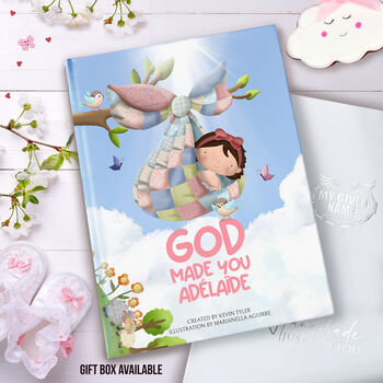 'God Made You' Personalised Keepsake Book, 2 of 12