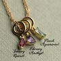 Birthstone Personalised Charm Necklace, thumbnail 4 of 9