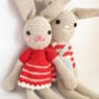 Hand Crochet Bunny Rabbit, thumbnail 5 of 8