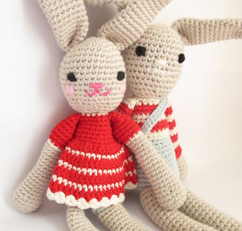Hand Crochet Bunny Rabbit, 5 of 8