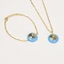 Melange Turquoise Necklace And Bracelet Jewellery Set, thumbnail 2 of 6