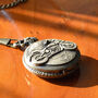 Personalised Bronze Pocket Watch With Motorbike Design, thumbnail 4 of 6