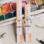 'Paint' Leather Smartwatch Strap; Handmade Watch Band, thumbnail 1 of 9
