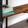 Byrom Scaffold And Dark Steel Shelving/Bookcase, thumbnail 5 of 9