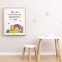 Fearfully And Wonderfully Made Bright Kids Print, thumbnail 2 of 4