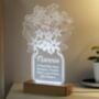 Personalised Mothers Day Flower Vase LED Light, thumbnail 2 of 4