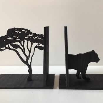 Tiger And Tree Bookends, 2 of 2