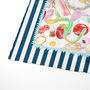 Large Pick N Mix Silk Scarf | Colourful Gift For Sweet Lovers, thumbnail 4 of 5