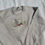 Whimsical Frogs And Toadstools Embroidered Sweatshirt, thumbnail 7 of 7
