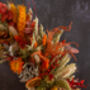 Colourful Autumn Dried Flower Wreath Making Kit, thumbnail 4 of 7