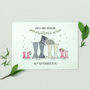 Personalised Wedding Welly Boot Chopping Board, thumbnail 2 of 9