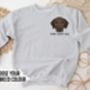 Labrador Face Sweatshirt, thumbnail 3 of 5