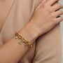 Charm Builder™ Gold Chunky Oval Chain Multi Charm Bracelet, thumbnail 1 of 9
