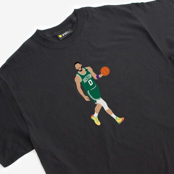 Jayson Tatum Boston Celtics Basketball T Shirt, 3 of 4