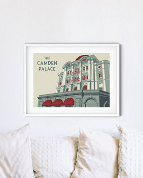 Camden Palace London Travel Poster Art Print, 2 of 8