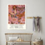 Natural History Exhibition Pink Butterfly Art Print, thumbnail 3 of 4
