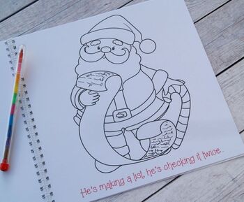 Christmas Colouring Book, 4 of 8