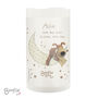 Personalised Boofle Baby Nightlight LED Candle – Gift For Christening Or New Baby, thumbnail 3 of 3