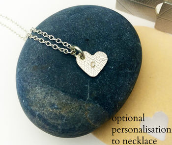 Personalised Silver Heart Cufflinks And Necklace, 7 of 12