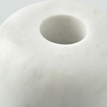 Marmilla White Marble Candle Holder, 5 of 5