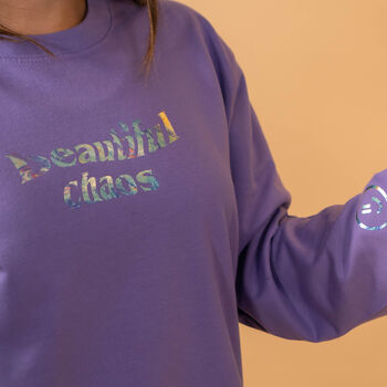 The 'Beautiful Chaos' Marble Sweatshirt, 5 of 8