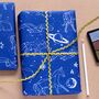 Constellation Moon And Planets Wrapping Paper, thumbnail 4 of 5