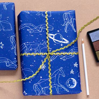 Constellation Moon And Planets Wrapping Paper, 4 of 5