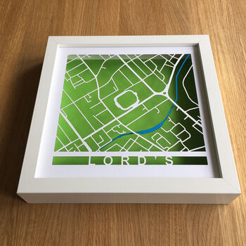 Personalised Cricket Ground Map, 2 of 8