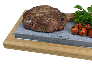 Black Rock Grill Large Sharing Steak Stone Set, 5 of 11