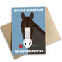 You're Horseome! Horse Lovers Valentine's Card, thumbnail 3 of 3