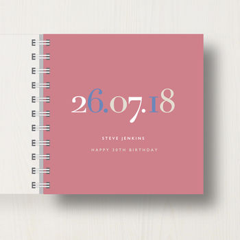 Personalised Landmark Date Small Notebook, 10 of 10