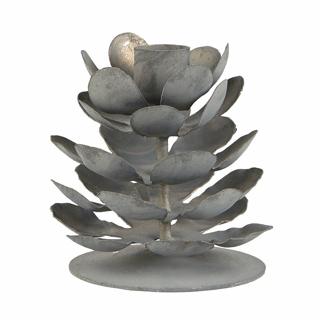 Pine Cone Shaped Metal Candle Holder By The Little House Shop