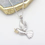 Personalised Sterling Silver Dove Necklace, thumbnail 1 of 4