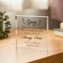 Personalised Remembrance Memorial Acrylic Keepsake Gift, thumbnail 2 of 5