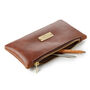 Personalised Leather Stitched Pencil Case, thumbnail 5 of 6