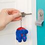 Felt Elephant Keyring, thumbnail 4 of 7