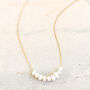 Dainty Baroque Pearl Chain Necklace, thumbnail 2 of 2