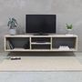 Reclaimed Wood Media Unit With Hairpin Legs, thumbnail 2 of 6