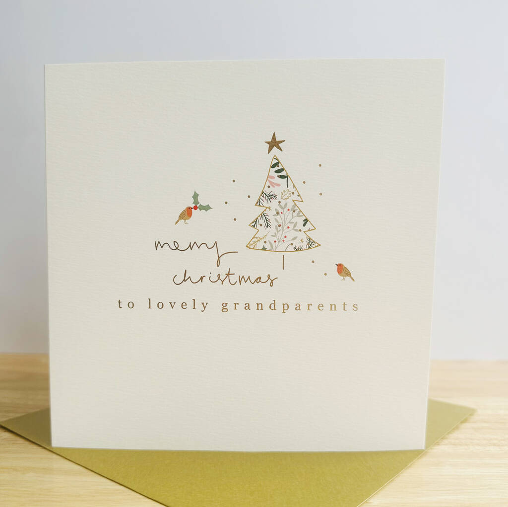 Grandparents Luxury Christmas Card