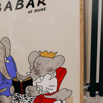 Babar At Home Family Print 50cm X 70cm, 3 of 3