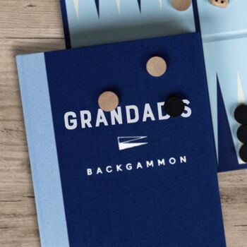 Personalised Backgammon In A Book Gift, 3 of 7