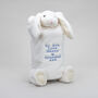 Personalised Embroidery Cream Bunny Hot Water Cover, thumbnail 9 of 12