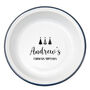 Personalised Christmas Enamel Serving Bowl, thumbnail 5 of 5