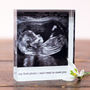 Personalised Baby Scan Acrylic Block, thumbnail 4 of 6