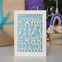 Our First Christmas 2023 Personalised Papercut Card, thumbnail 6 of 11