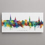 Lichfield Skyline Cityscape Art Print, thumbnail 2 of 12